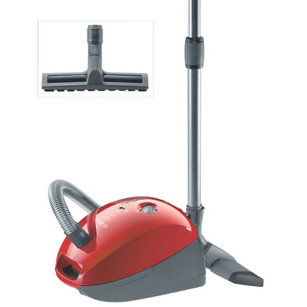 Bosch Logo HEPA plus 1800 Cylinder vacuum 1800W Red