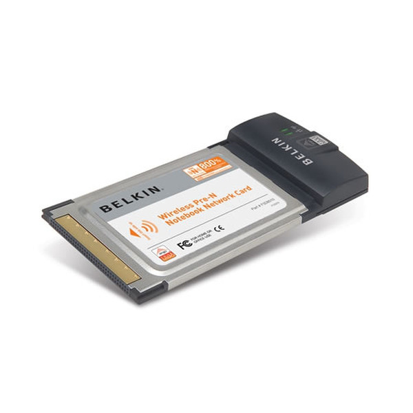 Belkin Wireless Pre-N Notebook Network Card Eingebaut 108Mbit/s Netzwerkkarte