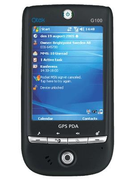 Qtek G100 PocketPC GPS English + TTN5 2.8Zoll 240 x 320Pixel 126g Schwarz Handheld Mobile Computer