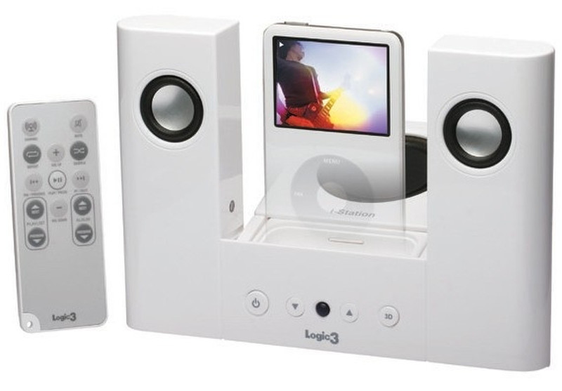 Logic3 i-Station7 for iPod, White