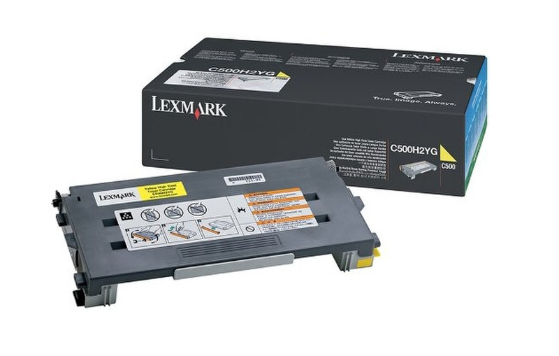Lexmark C500H2YG Cartridge 3000pages Yellow laser toner & cartridge