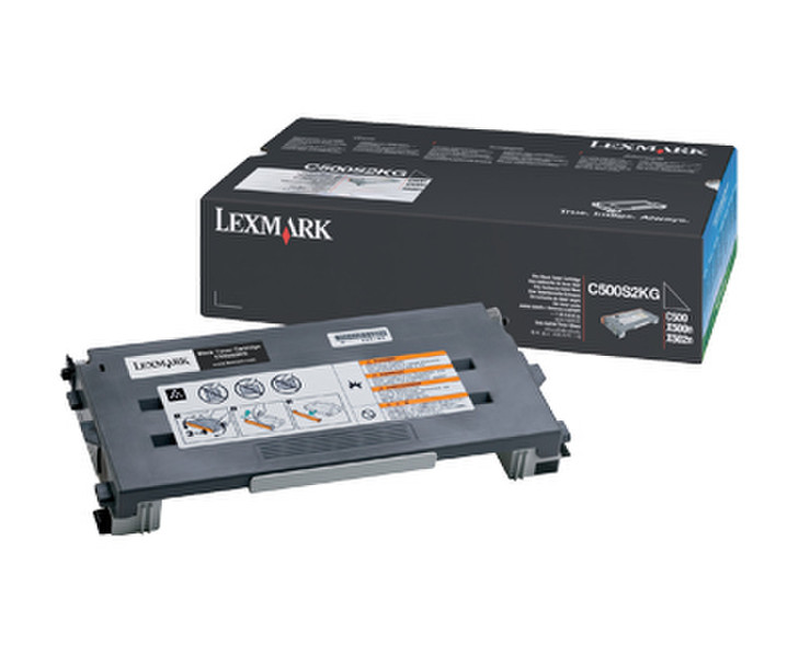Lexmark C500S2KG Cartridge 2500pages Black laser toner & cartridge