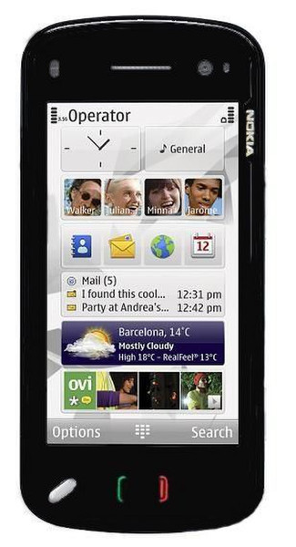 Nokia N97 Одна SIM-карта Черный смартфон