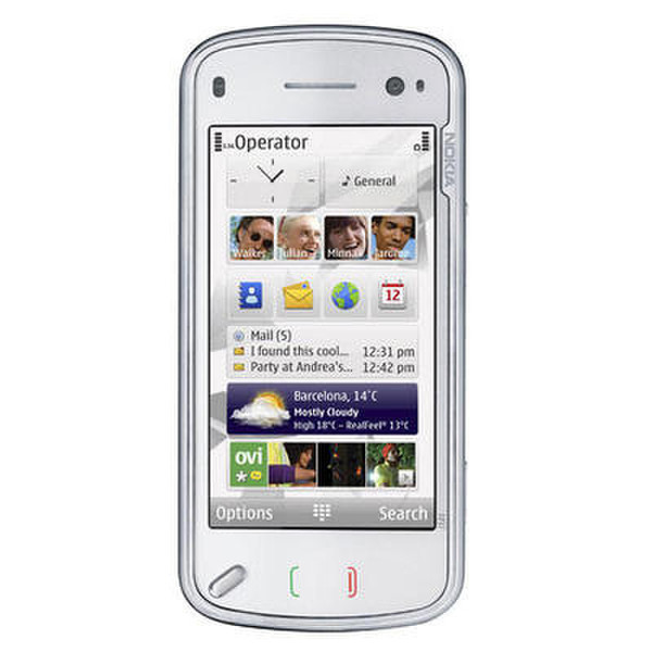 Nokia N97 mini Одна SIM-карта Белый смартфон