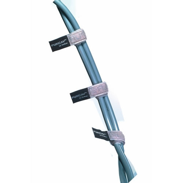 Belkin PureAV Cable Ties - 6 pack Grey cable tie