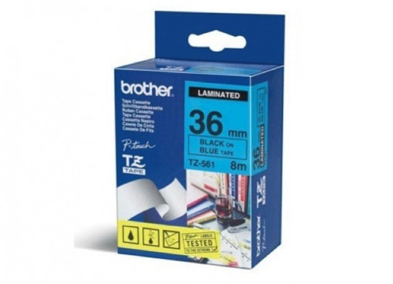 Brother Gloss Laminated Labelling Tape label-making tape