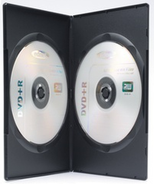 Ednet 64049 10Disks Schwarz CD-Hülle