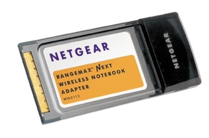 Netgear RangeMax™ NEXT Wireless Notebook Adapter 270Mbit/s networking card