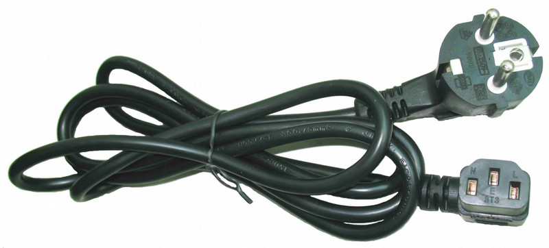 Gembird PC-186A-VDE 1.8м Черный кабель питания