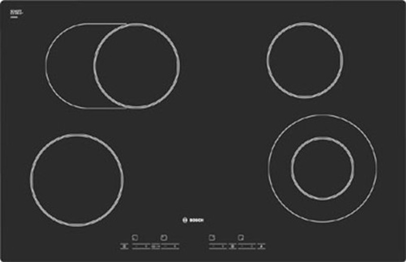 Bosch PKN811E14E Встроенный Ceramic hob Черный плита