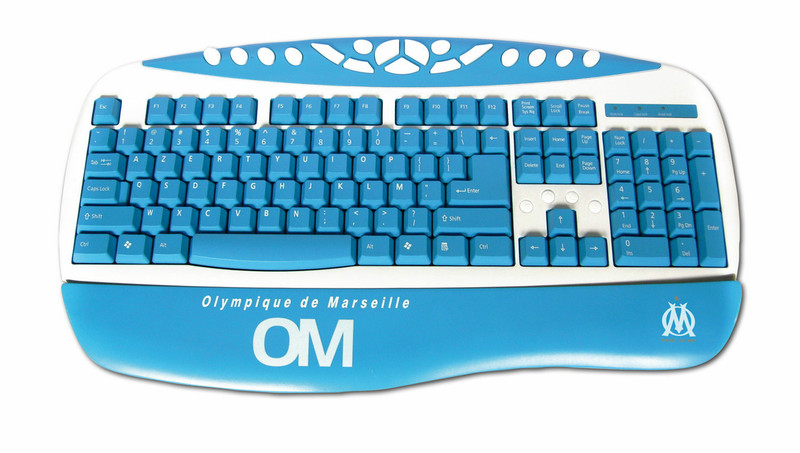 Mad.X OMK-01 USB+PS/2 AZERTY Синий клавиатура
