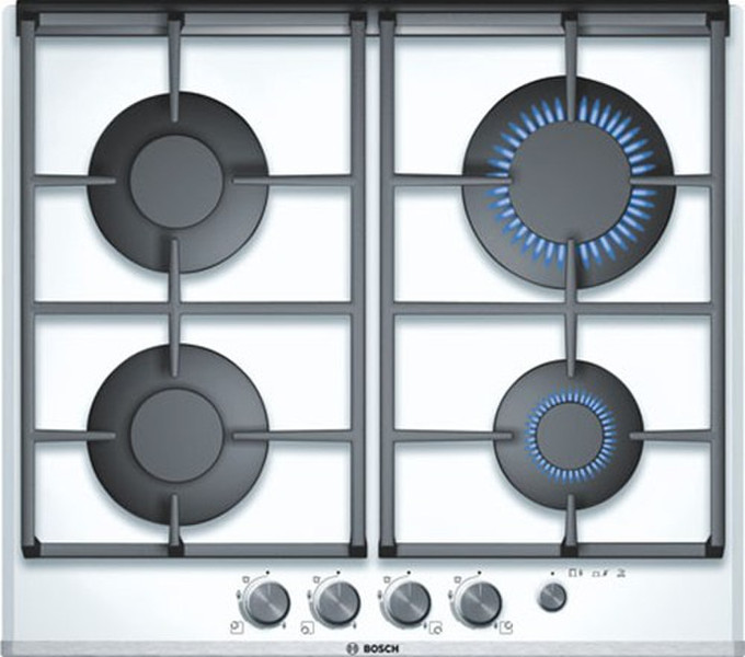 Bosch PPP622M90E Встроенный Gas hob Белый плита