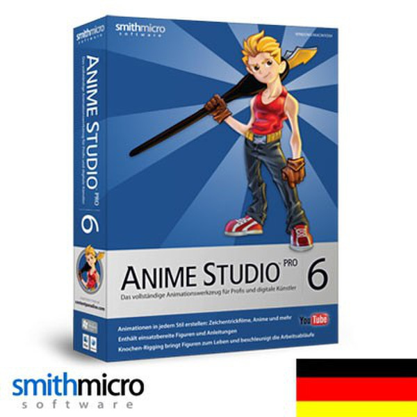 Smith Micro Anime Studio Pro 6, Mac/Win, DE
