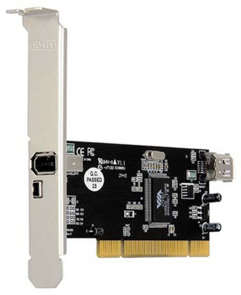Sweex 3 Port FireWire PCI Card интерфейсная карта/адаптер