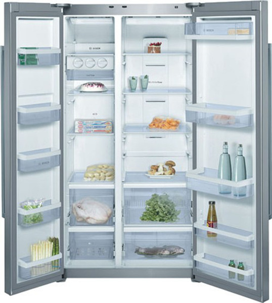 Bosch KAN62V40GB freestanding Stainless steel side-by-side refrigerator