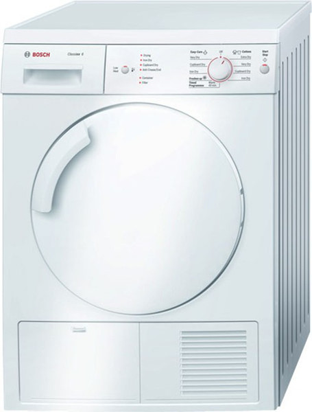 Bosch WTE84104GB freestanding Front-load 6kg C White tumble dryer