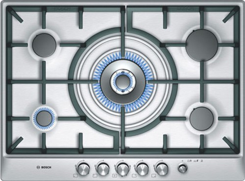 Bosch PCR715M90E Встроенный Gas hob Нержавеющая сталь плита