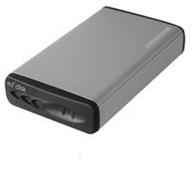 Amacom ez2disk 400GB 2.0 400GB Schwarz, Silber Externe Festplatte