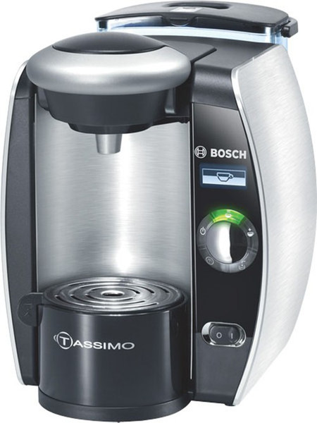 Bosch TAS8520GB Pad-Kaffeemaschine 1.8l Schwarz, Silber Kaffeemaschine