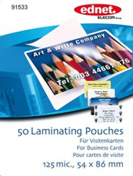 Ednet 91533 50pc(s) laminator pouch