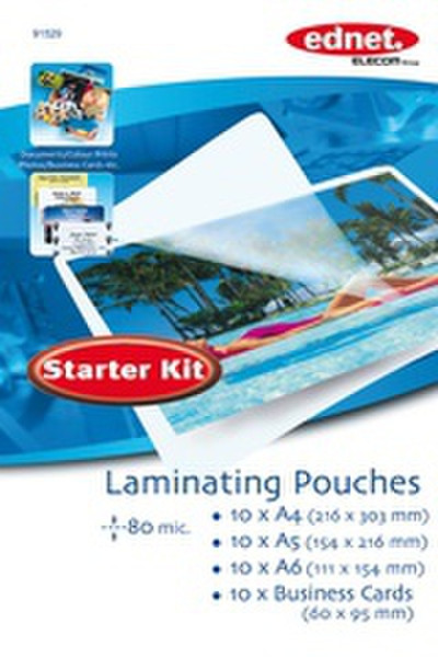 Ednet 91529 40pc(s) laminator pouch