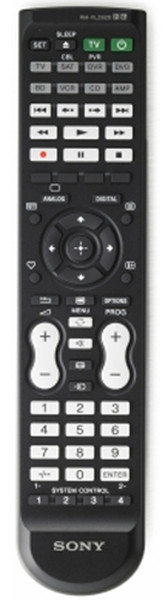 Sony RM-VLZ620T Black remote control