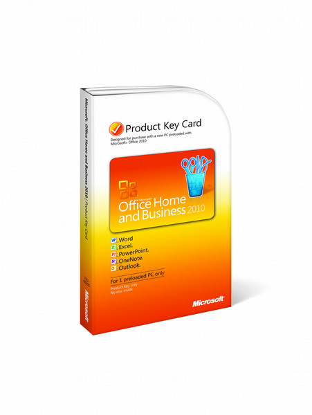 Microsoft Office Home & Business 2010 EN 1Benutzer Englisch