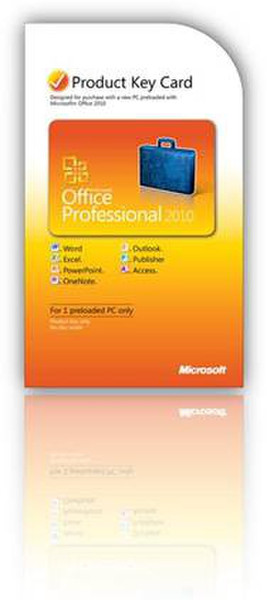 Microsoft Office Professional 2010 NL Niederländisch