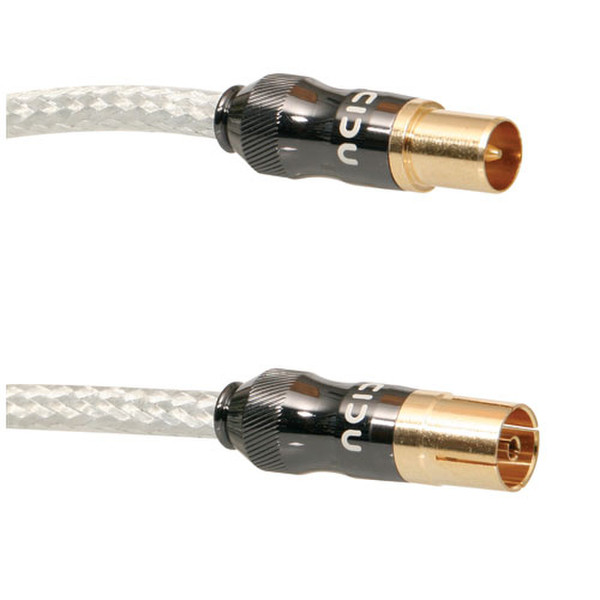 ICIDU Ultra Coax Aerial Cable 3m 2м Прозрачный коаксиальный кабель