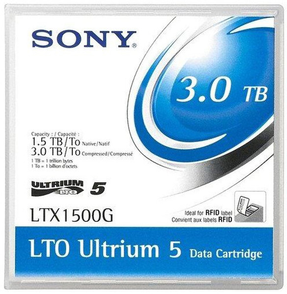 Sony LTX1500GWN blank data tape