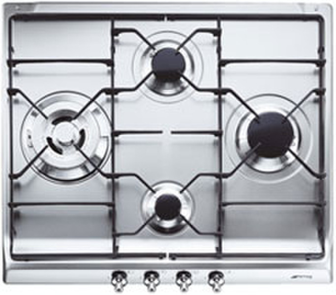 Smeg SER60S Встроенный Gas hob Нержавеющая сталь плита