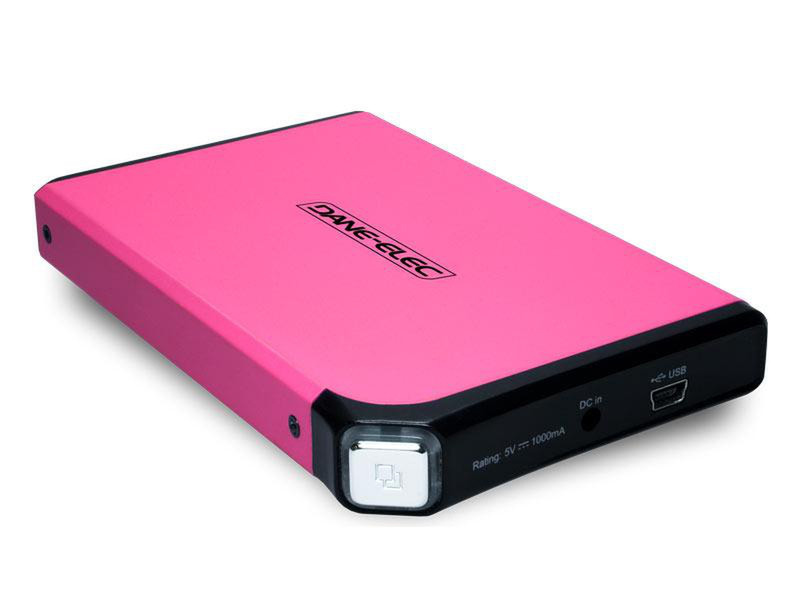 Dane-Elec SO Mobile OTB, 250GB 250ГБ Розовый внешний жесткий диск