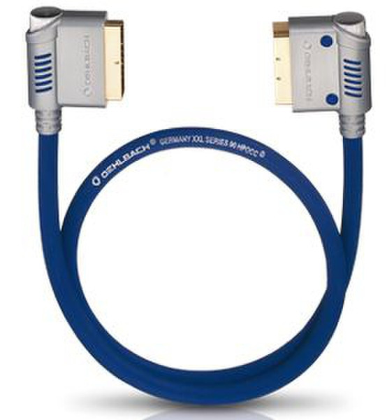 OEHLBACH 11364 3м SCART (21-pin) SCART (21-pin) Синий SCART кабель