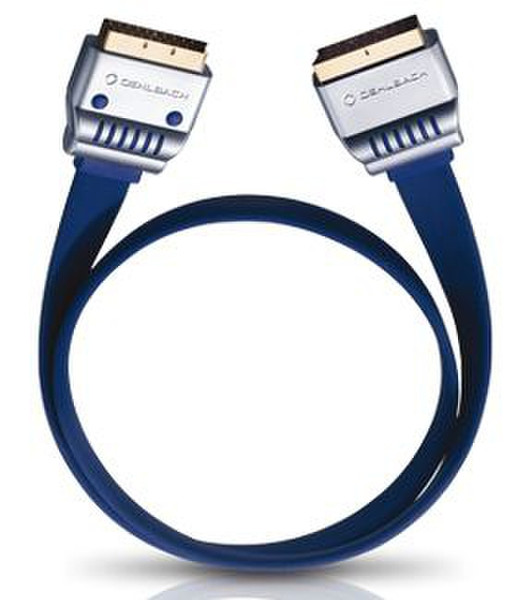 OEHLBACH 11301 1.5м SCART (21-pin) SCART (21-pin) Синий SCART кабель