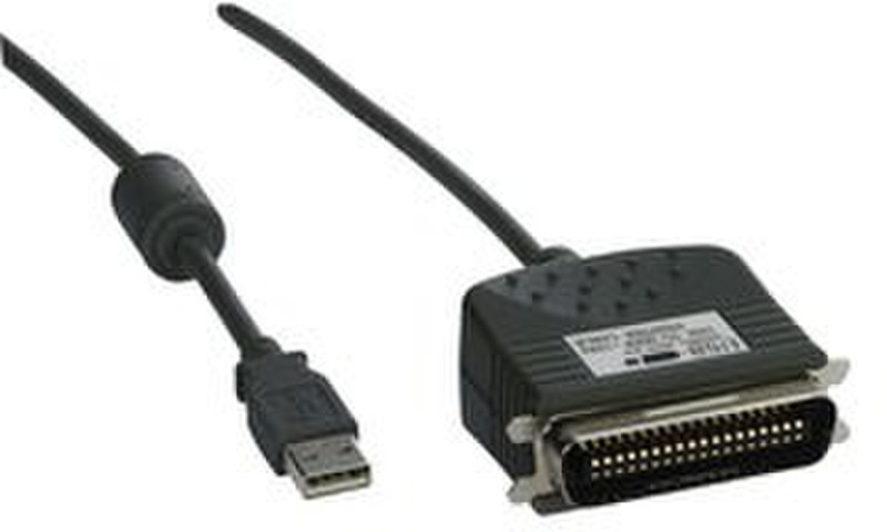 Ednet 84017 USB Black cable interface/gender adapter