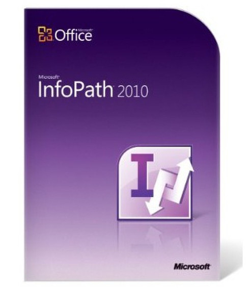 Microsoft InfoPath 2010, DVD, 32/64 bit, EN