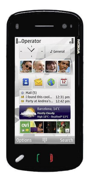 Nokia N97 Single SIM Black smartphone