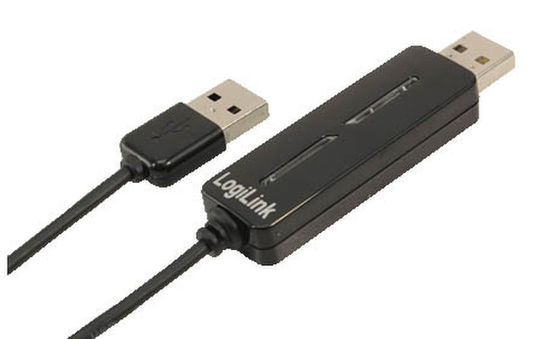 LogiLink PC0060 USB USB Черный кабельный разъем/переходник