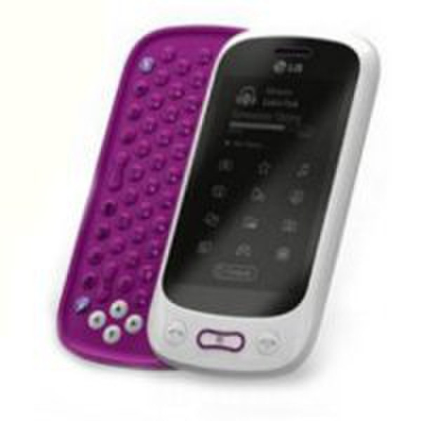 LG GT350 Single SIM Violett, Weiß Smartphone