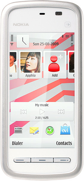 Nokia 5230 Silber, Weiß Smartphone