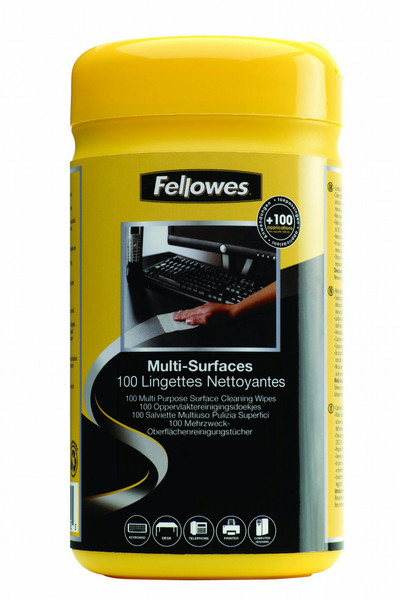 Fellowes 9971509 100pc(s) disinfecting wipes