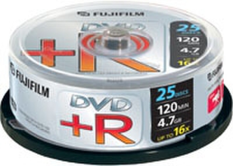 Fujifilm DVD+R 4.7GB 25-spindle 16x 4.7ГБ 25шт