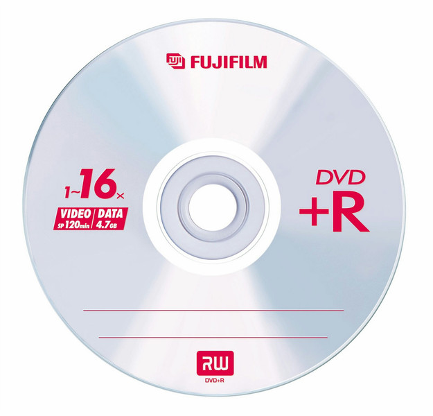 Fujifilm DVD+R 4,7Gb videobox 16x 4.7GB 5Stück(e)