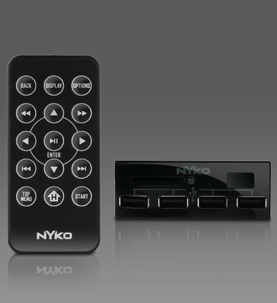Nyko Media Hub Slim 480Мбит/с Черный хаб-разветвитель