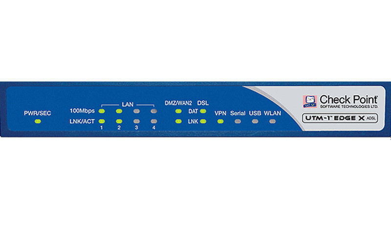 Check Point Software Technologies VPN-1 Edge UTM Appliance X16 190Mbit/s Firewall (Hardware)