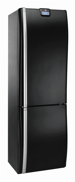Hoover HVNP 3887/1 Отдельностоящий Черный холодильник с морозильной камерой