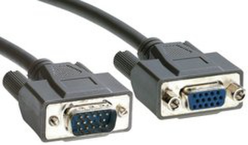 Ednet 84020 1.8m VGA (D-Sub) VGA (D-Sub) Black VGA cable