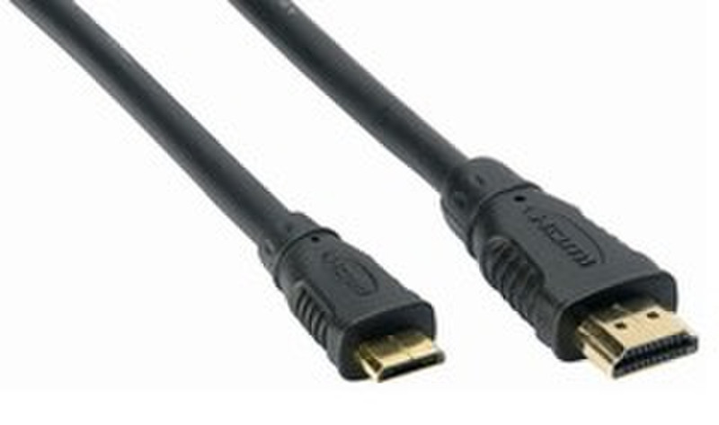 Ednet 84025 1.8m HDMI Mini-HDMI Black HDMI cable