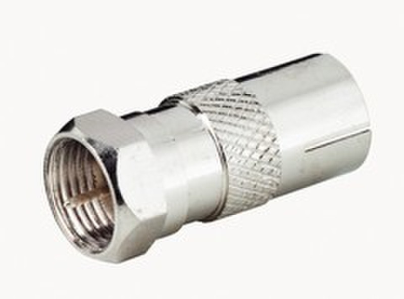 Ednet 84643 F-(m) Silver wire connector