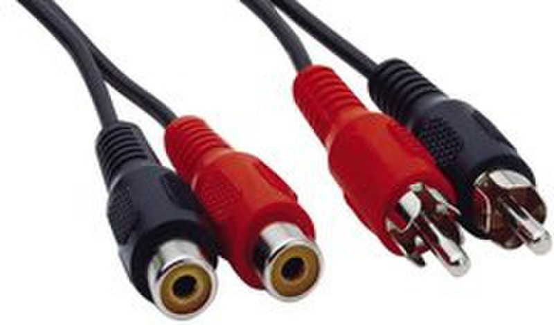 Ednet 84032 3m Black audio cable
